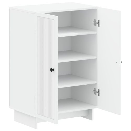 Шкаф за обувки EDE 59,5 x 39,5 x 90 см Инженерна дървесина Бяло