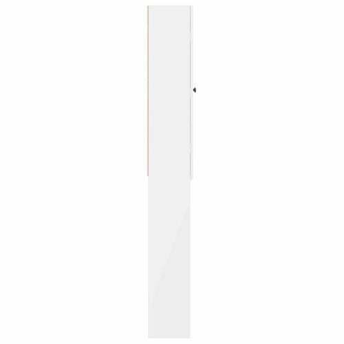 Тоалетна Шкаф EDE Бял гланц 66 x 25,5 x 190 см