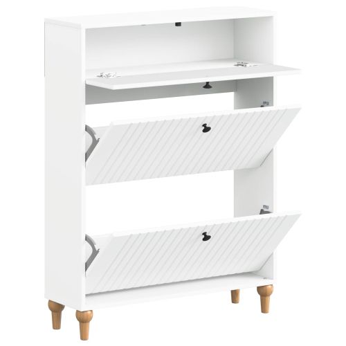 Шкаф за обувки ALKMAAR 78 x 24 x 103 см Инженерна дървесина
