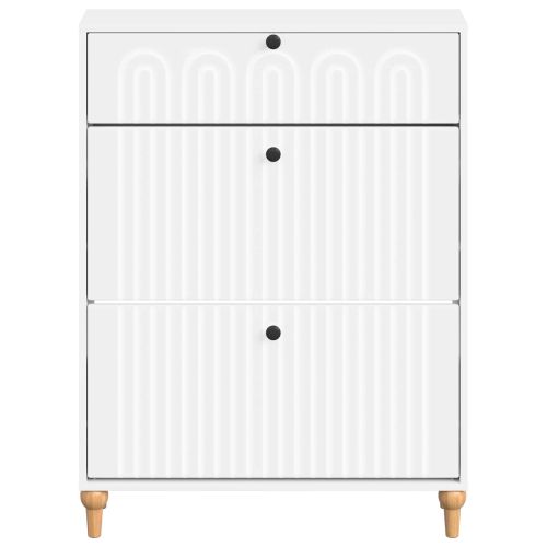 Шкаф за обувки ALKMAAR 78 x 24 x 103 см Инженерна дървесина