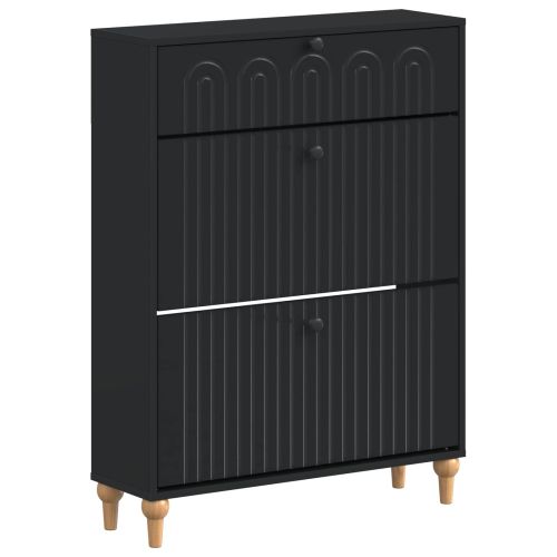 Шкаф за обувки ALKMAAR 78 x 24 x 103 см Инженерна дървесина