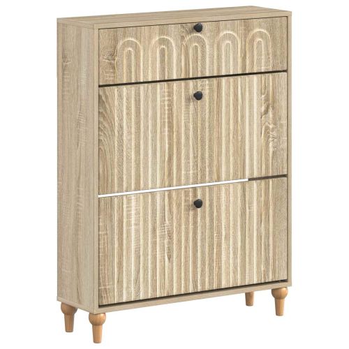 Шкаф за обувки ALKMAAR 78 x 24 x 103 см Инженерна дървесина