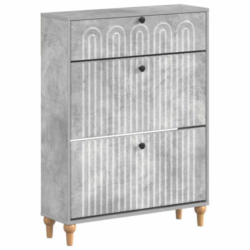 Шкаф за обувки ALKMAAR 78 x 24 x 103 см Инженерна дървесина