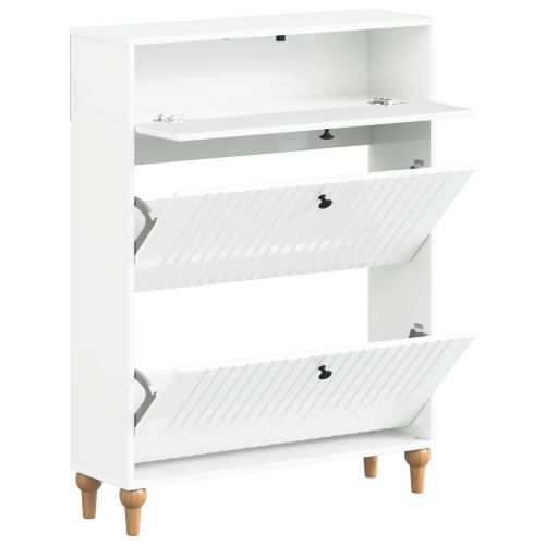Шкаф за обувки ALKMAAR 78 x 24 x 103 см Инженерна дървесина