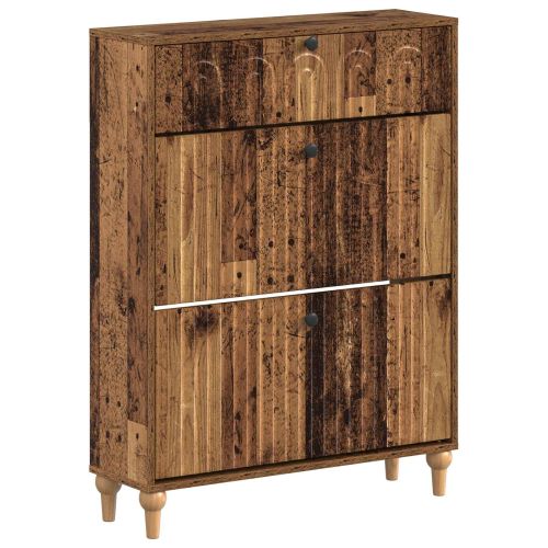 Шкаф за обувки ALKMAAR 78 x 24 x 103 см Инженерна дървесина