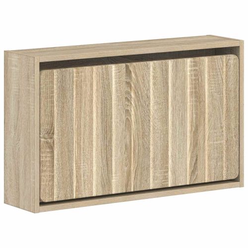 Стенно шкафче за обувки ZWOLLE 71 x 17 x 43 см Дъб сонома