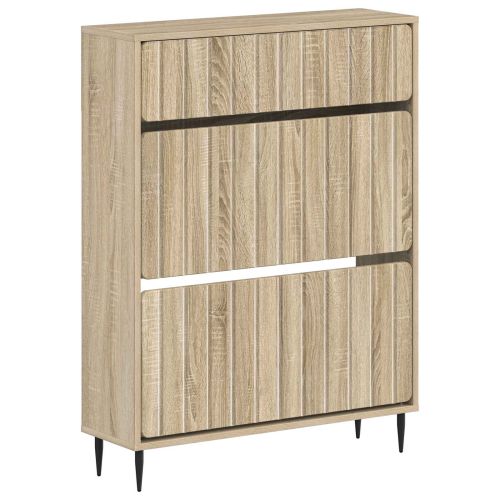 Шкаф за обувки ZWOLLE 78 x 24 x 103 см Инженерна дървесина
