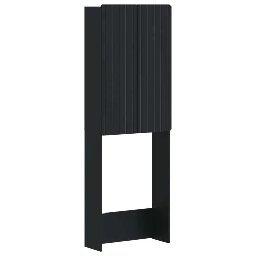 Тоалетна Шкаф ZWOLLE Черно 66 x 25,5 x 190 см