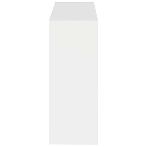 Стенно шкафче за обувки ARNHEM 71 x 17 x 43 см Бяло