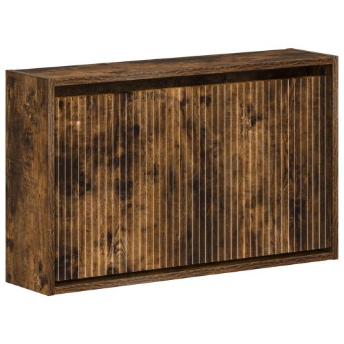 Стенно шкафче за обувки ARNHEM 71 x 17 x 43 см Опушен дъб
