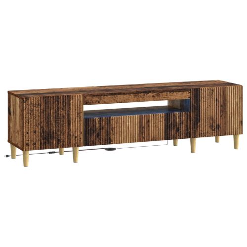 LED телевизионен кабинет ARNHEM 153 x 35 x 43 см Старо дърво