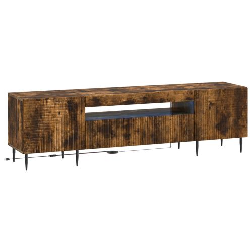 LED телевизионен кабинет HAARLEM 153 x 35 x 43 см Опушен дъб