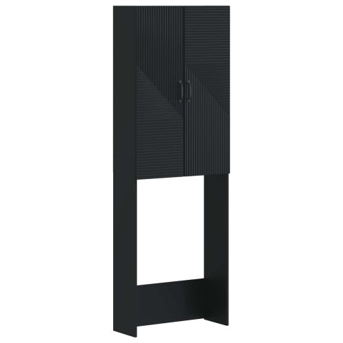 Тоалетна Шкаф HAARLEM Черно 66 x 25,5 x 190 см
