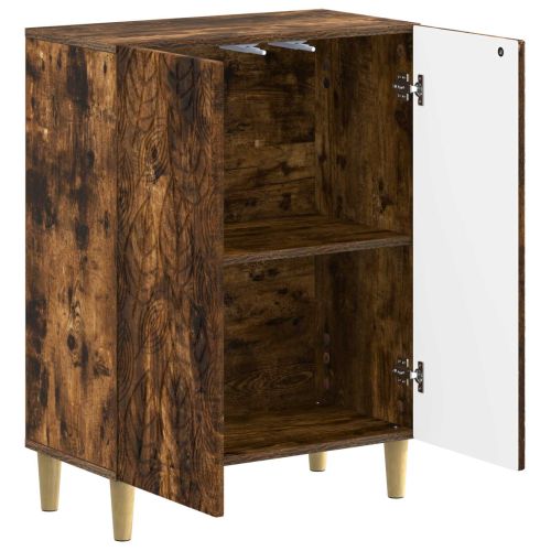 Шкаф за баня DELFT Опушен дъб 59,5 x 31 x 80 см