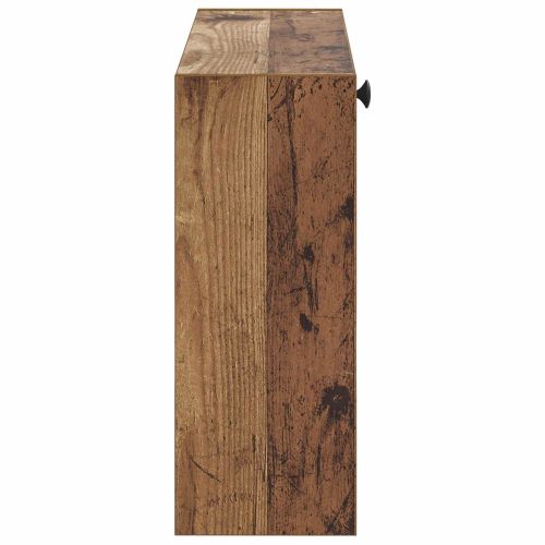 Стенно шкафче за обувки DELFT 71 x 17 x 43 см Старо дърво