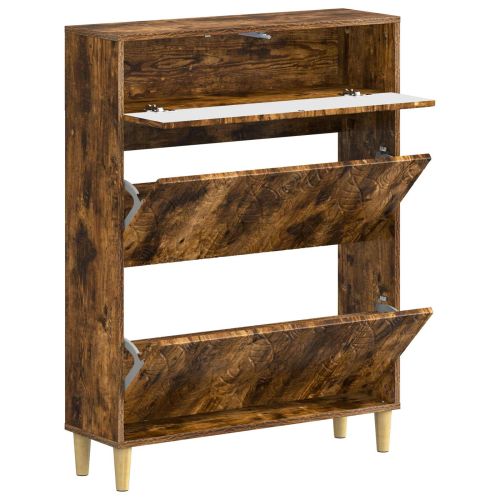 Шкаф за обувки DELFT 78 x 24 x 103 см Инженерна дървесина