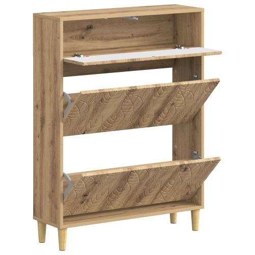 Шкаф за обувки DELFT 78 x 24 x 103 см Инженерна дървесина