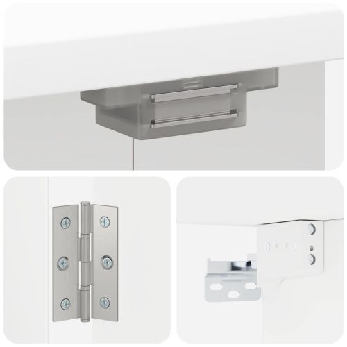 Кабинет за дартборд DELFT Бяло 52,5 x 10,5 x 53,5 см