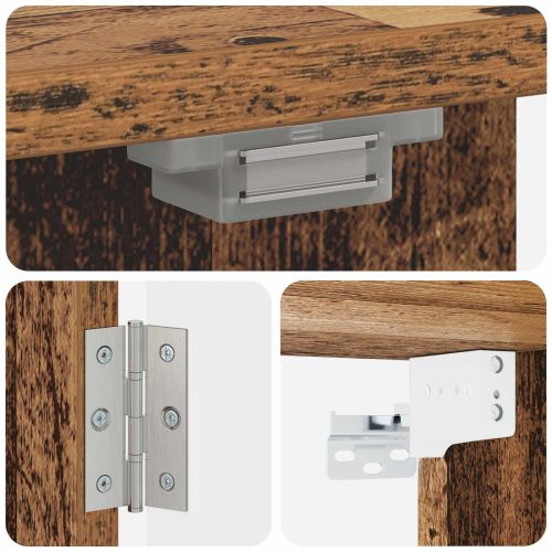 Кабинет за дартборд DELFT Старо дърво 52,5 x 10,5 x 53,5 см