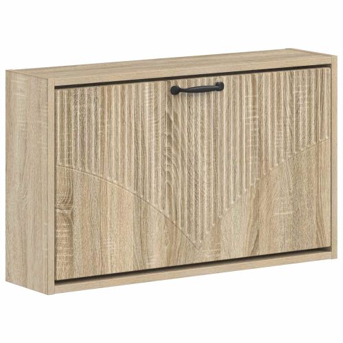 Стенно шкафче за обувки HOORN 71 x 17 x 43 см Дъб сонома