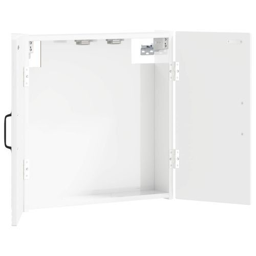 Кабинет за дартборд HOORN Бял гланц 52,5 x 10,5 x 53,5 см