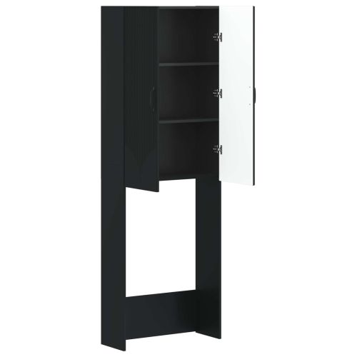Тоалетна Шкаф HOORN Черно 66 x 25,5 x 190 см