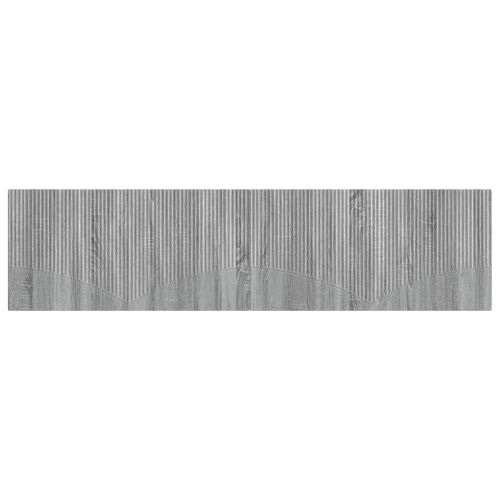Табла за легло за стена HOORN Сив Сонома Инженерна дървесина