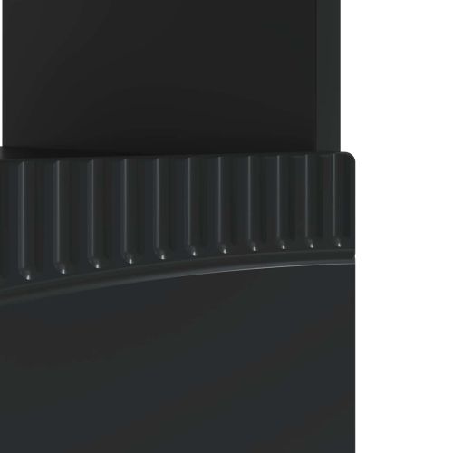 LED телевизионен кабинет Черно Инженерна дървесина