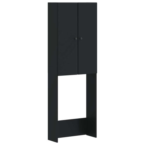 Тоалетна Шкаф BREDA Черно 66 x 25,5 x 190 см