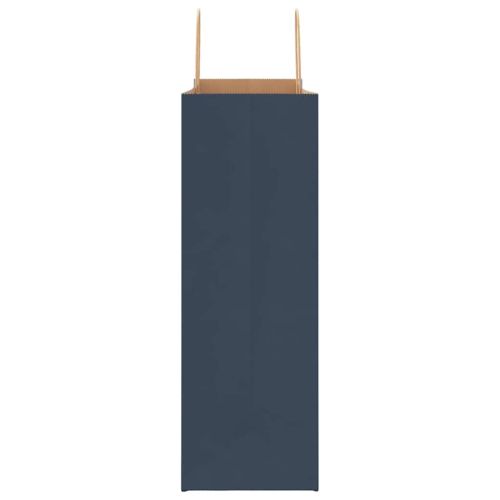 Хартиени торбички 250 бр с дръжки сини 45x17x48 см