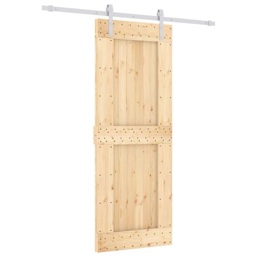 Преплъзваща се врата Естествено и бяло 80 x 210 cm