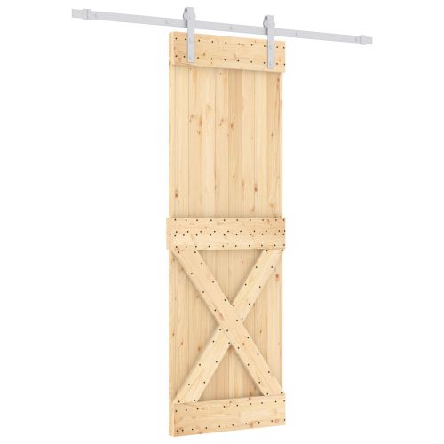 Преплъзваща се врата Естествено и бяло 70 x 210 cm