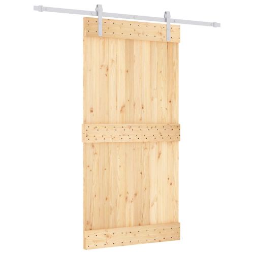 Преплъзваща се врата Естествено и бяло 100 x 210 cm