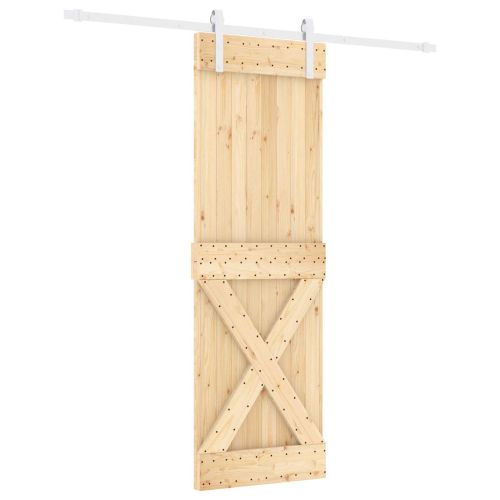Преплъзваща се врата Естествено и бяло 70 x 210 cm