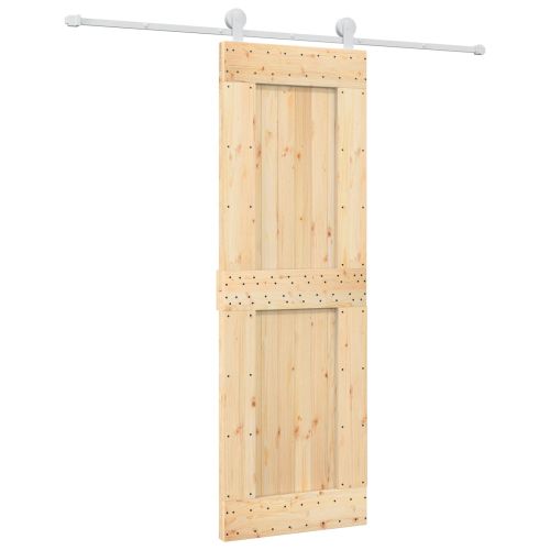 Преплъзваща се врата Естествено и бяло 70 x 210 cm