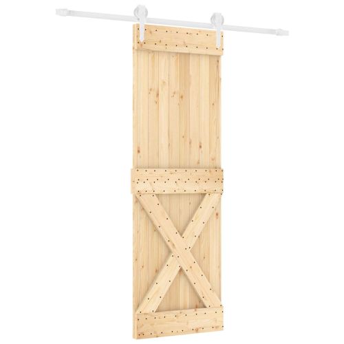 Преплъзваща се врата Естествено и бяло 70 x 210 cm