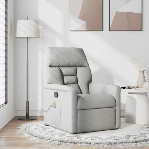 Масажен стол за лежанка Cloud Grey Fabric