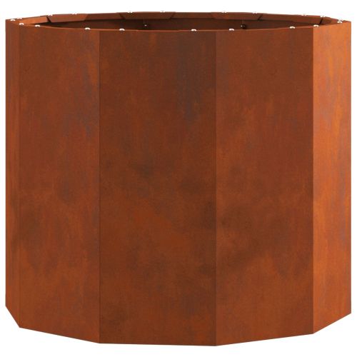 Кашпа Ръждясало 60 x 60 x 50 см Патинираща стомана