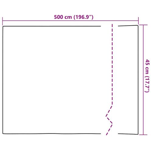 Самозалепващо фолио за прозорци Матирани ивици 45 x 500 см ПВЦ