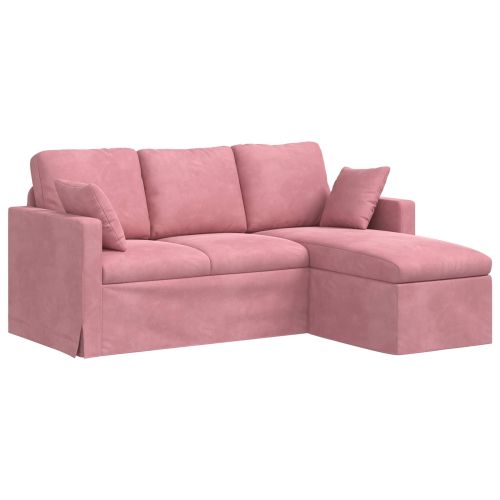Диван Розово 178 x 134 x 80 см Кадифе