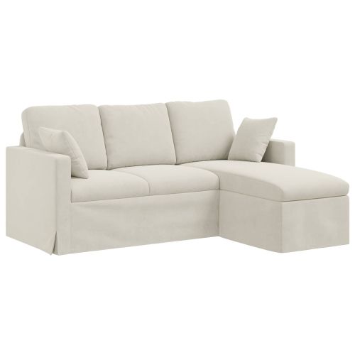 Диван Крем 178 x 134 x 80 см Кадифе