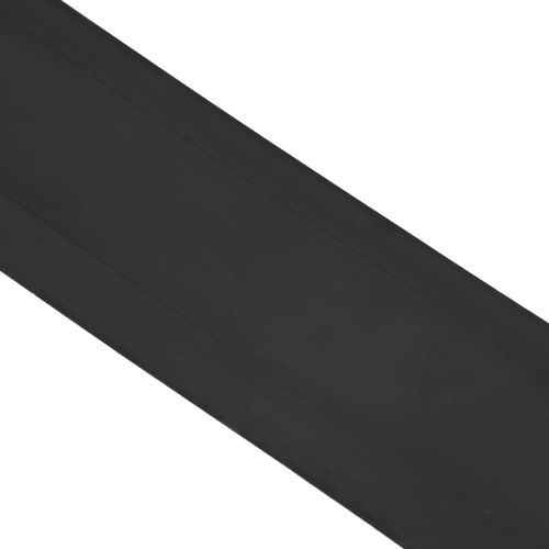 Уплътнение за гаражна врата Черно 52 x 2 мм 6 м ПВЦ