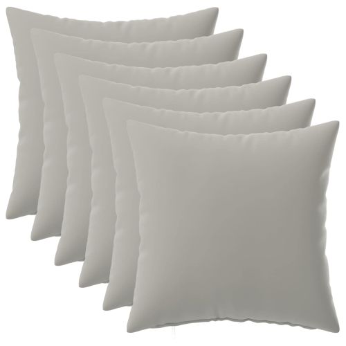 Калъфка за възглавница 6 pcs HEERLEN Сиво 35 x 35 cm Полиестер