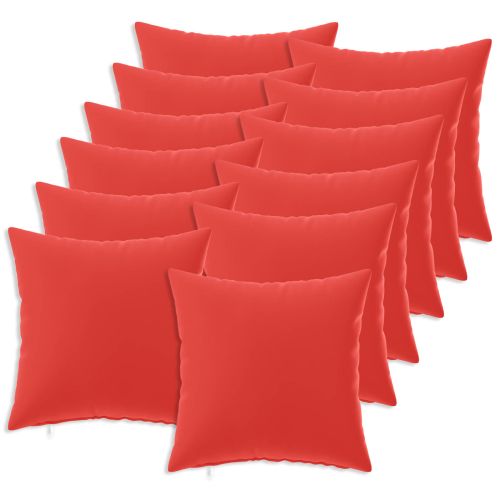 Калъфка за възглавница 12 pcs HEERLEN Червено 40 x 40 cm