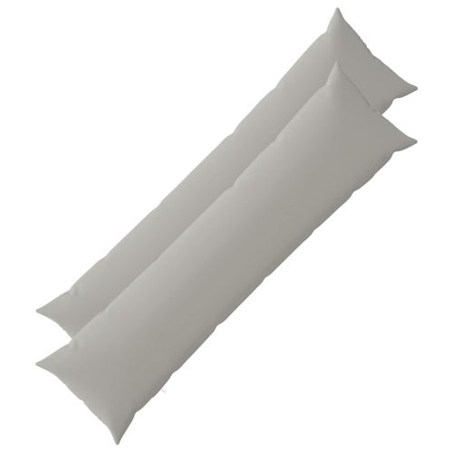 Калъфка за възглавница 2 pcs HEERLEN Сиво 40 x 145 см Полиестер