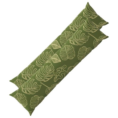 Калъфка за възглавница 2 pcs HEERLEN Дизайн с листа 40 x 145 см
