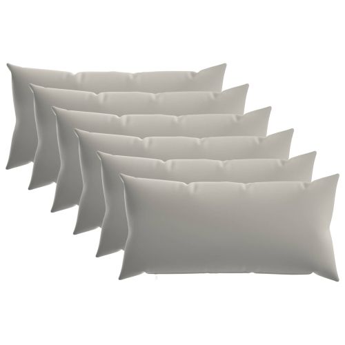 Калъфка за възглавница 6 pcs HEERLEN Сиво 40 x 70 cm Полиестер