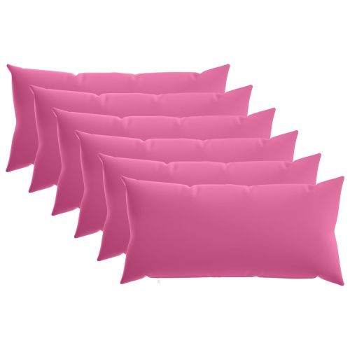 Калъфка за възглавница 6 pcs HEERLEN Розово 40 x 70 cm