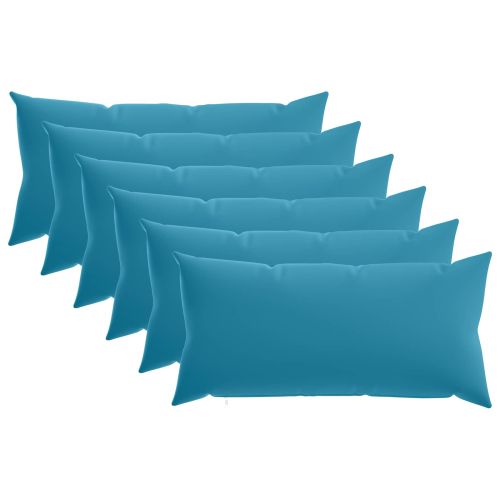 Калъфка за възглавница 6 pcs HEERLEN Светлосиньо 40 x 80 cm
