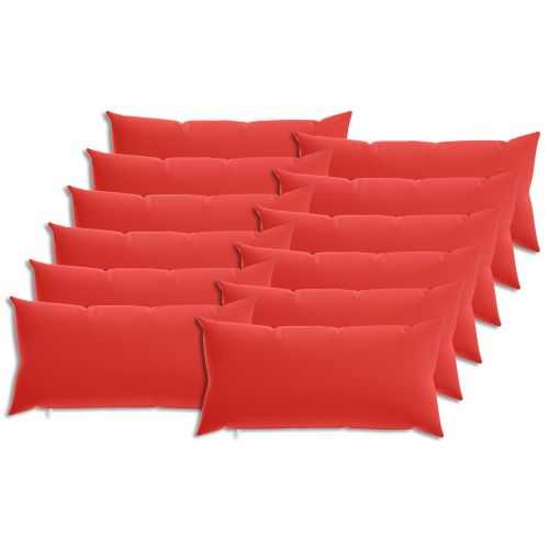 Калъфка за възглавница 12 pcs HEERLEN Червено 40 x 80 cm